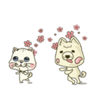 Meow Meow ＆ Lim Lim 's Love story（個別スタンプ：35）