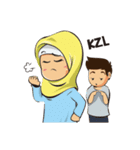 Hijab Couple（個別スタンプ：21）