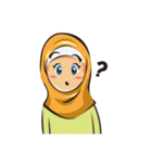 Hijab Couple（個別スタンプ：34）