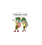 Yak ＆ Yuk - The Happy Twin Couple（個別スタンプ：39）