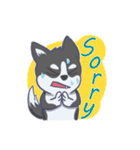 Husky thirty-three - dogs daily（個別スタンプ：21）