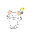 klik the white mouse（個別スタンプ：3）