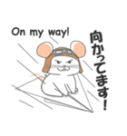 klik the white mouse（個別スタンプ：4）