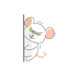 klik the white mouse（個別スタンプ：8）