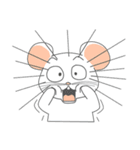 klik the white mouse（個別スタンプ：9）