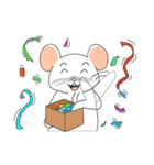 klik the white mouse（個別スタンプ：14）