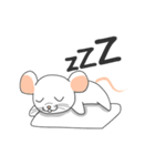 klik the white mouse（個別スタンプ：40）