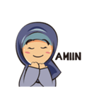 Cute fun hijab（個別スタンプ：3）