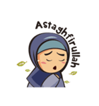 Cute fun hijab（個別スタンプ：5）