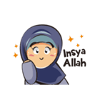 Cute fun hijab（個別スタンプ：6）