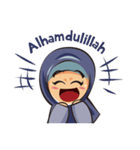 Cute fun hijab（個別スタンプ：7）