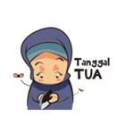 Cute fun hijab（個別スタンプ：10）