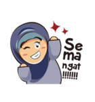 Cute fun hijab（個別スタンプ：13）