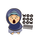 Cute fun hijab（個別スタンプ：14）