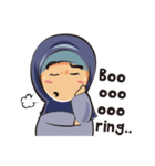 Cute fun hijab（個別スタンプ：25）