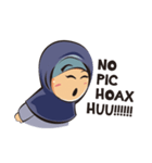 Cute fun hijab（個別スタンプ：28）