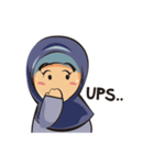 Cute fun hijab（個別スタンプ：33）