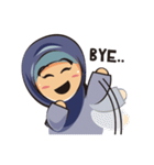 Cute fun hijab（個別スタンプ：40）