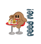 Brown Blob Pudding（個別スタンプ：36）