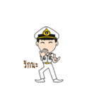 Awesome Navy 2 (Animated)（個別スタンプ：4）
