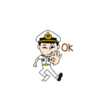 Awesome Navy 2 (Animated)（個別スタンプ：6）