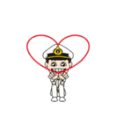 Awesome Navy 2 (Animated)（個別スタンプ：24）