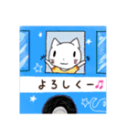 しろねこゆずちゃんのなつやすみ（個別スタンプ：11）