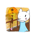 しろねこゆずちゃんのなつやすみ（個別スタンプ：25）