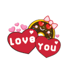 Happy＆Lovely Donut（個別スタンプ：7）