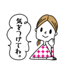 甘過ぎない女性向けスタンプ。（個別スタンプ：8）