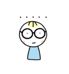 I have glasses（個別スタンプ：17）