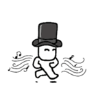 A man in many hats(English version)（個別スタンプ：12）