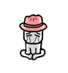 A man in many hats(English version)（個別スタンプ：24）