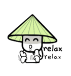 A man in many hats(English version)（個別スタンプ：29）