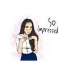 Hilariously fabulous ( Office girl )（個別スタンプ：4）