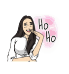 Hilariously fabulous ( Office girl )（個別スタンプ：7）