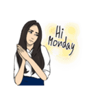 Hilariously fabulous ( Office girl )（個別スタンプ：15）