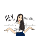 Hilariously fabulous ( Office girl )（個別スタンプ：17）