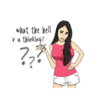 Hilariously fabulous ( Office girl )（個別スタンプ：20）
