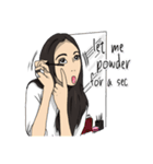 Hilariously fabulous ( Office girl )（個別スタンプ：21）