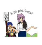 Hilariously fabulous ( Office girl )（個別スタンプ：23）