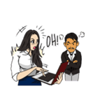 Hilariously fabulous ( Office girl )（個別スタンプ：30）