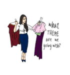 Hilariously fabulous ( Office girl )（個別スタンプ：33）