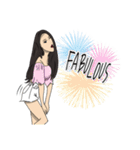 Hilariously fabulous ( Office girl )（個別スタンプ：35）