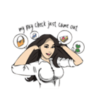 Hilariously fabulous ( Office girl )（個別スタンプ：37）