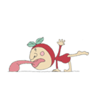 APPLE BOY ＆ FRIENDS（個別スタンプ：4）