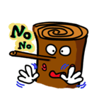 Mr.Log Wood（個別スタンプ：34）