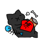 Black cat's life（個別スタンプ：30）