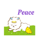 Peace little sheep（個別スタンプ：7）