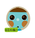 the blue boy（個別スタンプ：26）